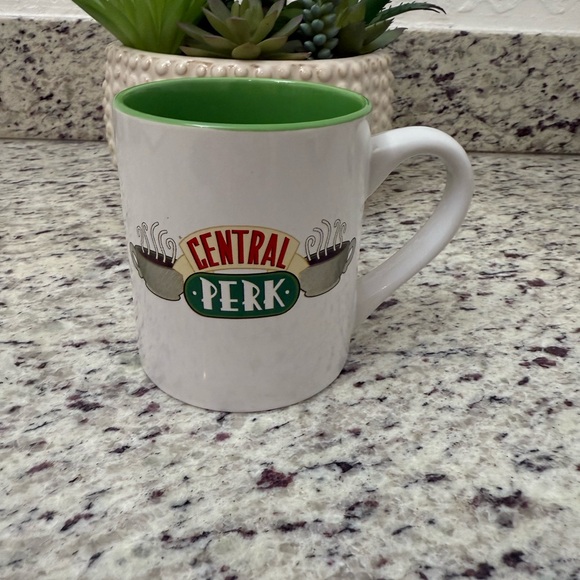Central Perk White and Green Coffee Mug - Picture 1 of 4